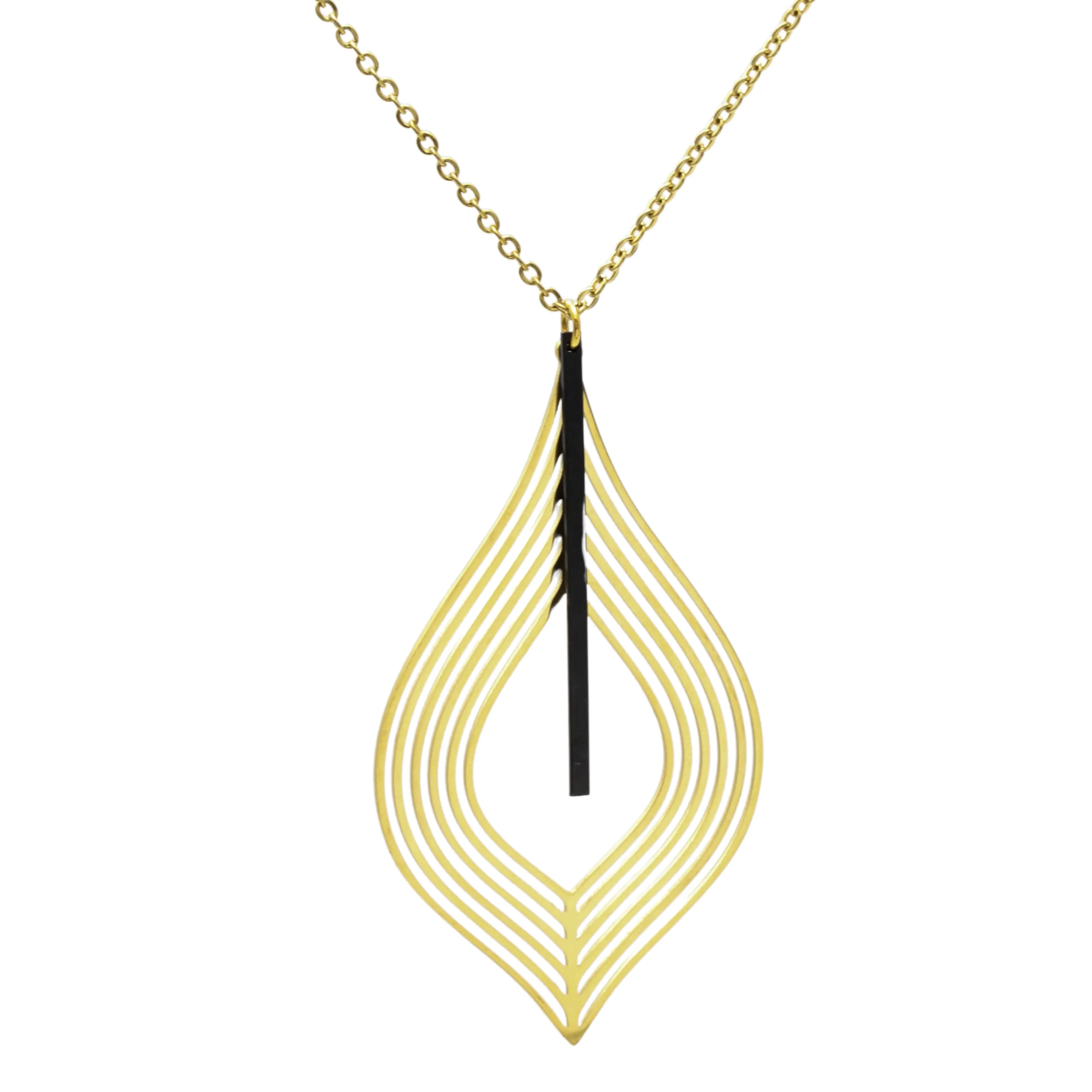 Waterproof "Imperméable” Art Deco Necklace