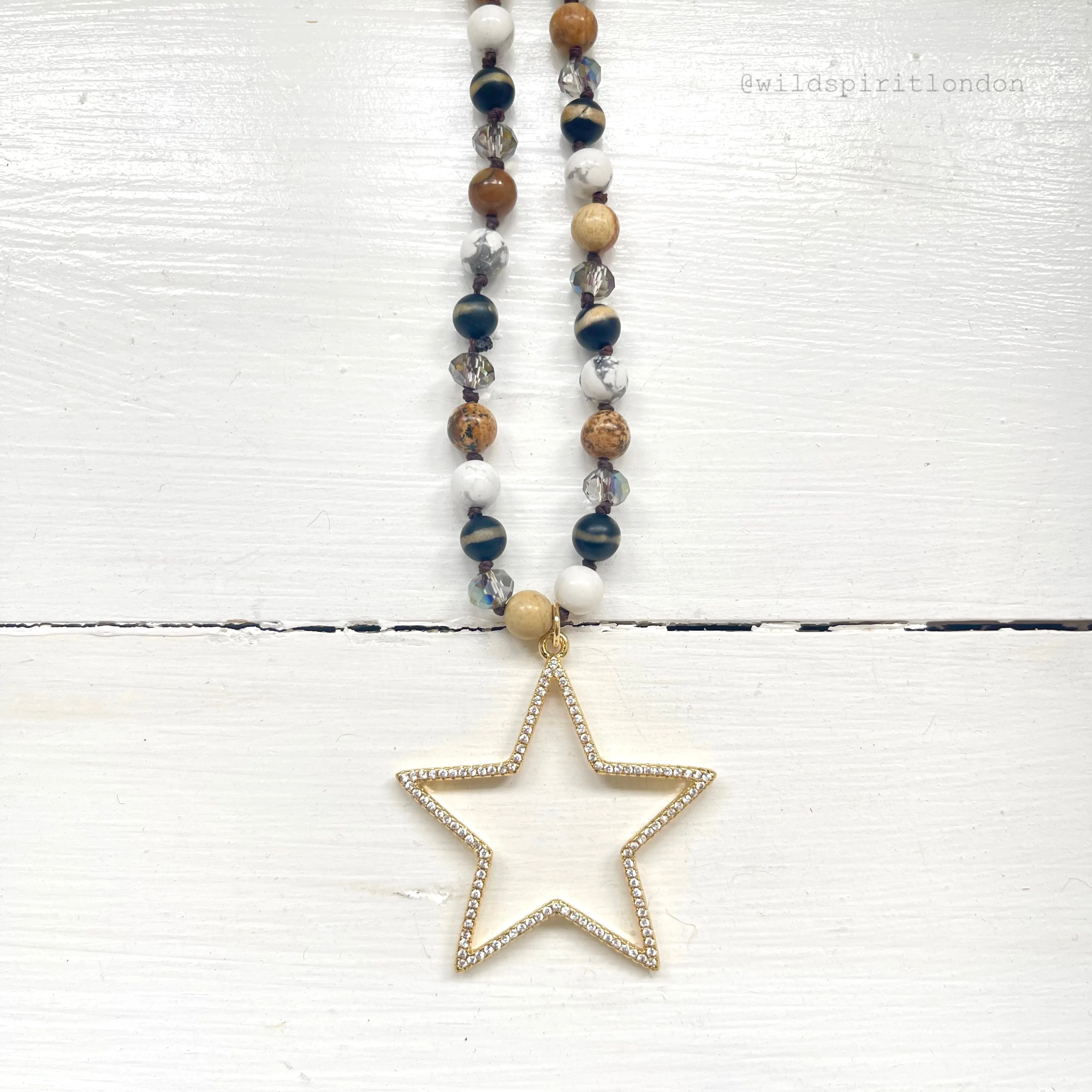 White Starstruck Necklace