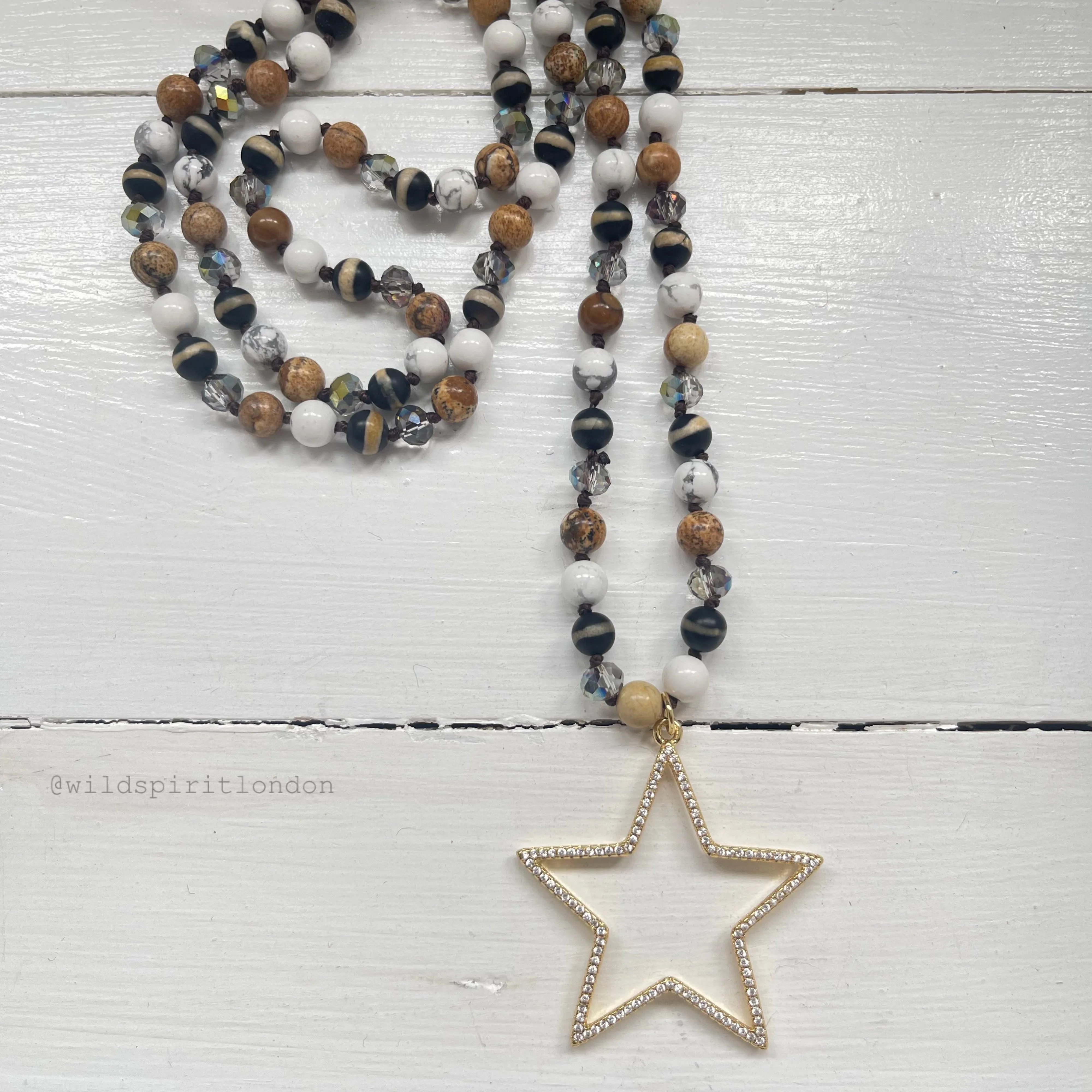 White Starstruck Necklace