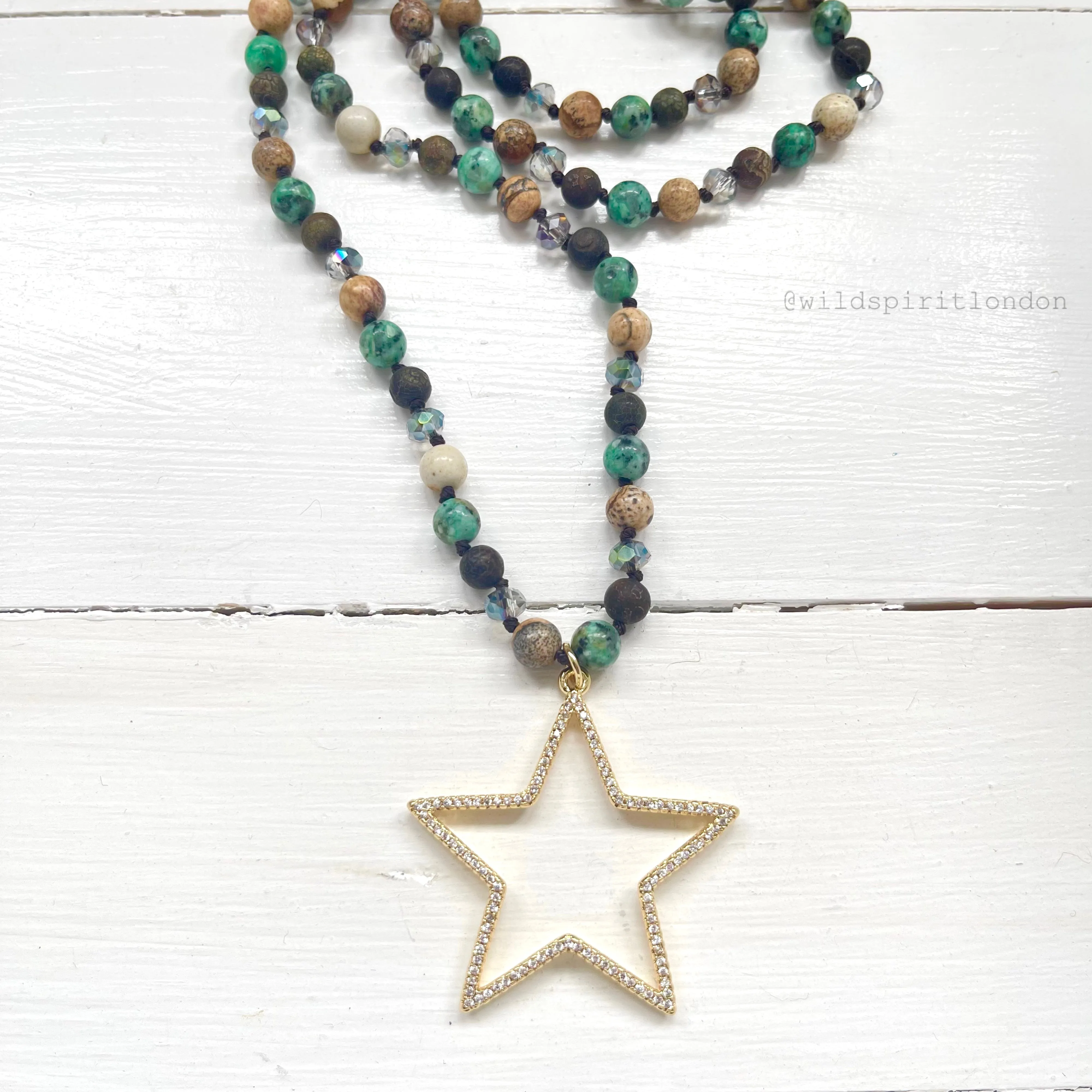 White Starstruck Necklace