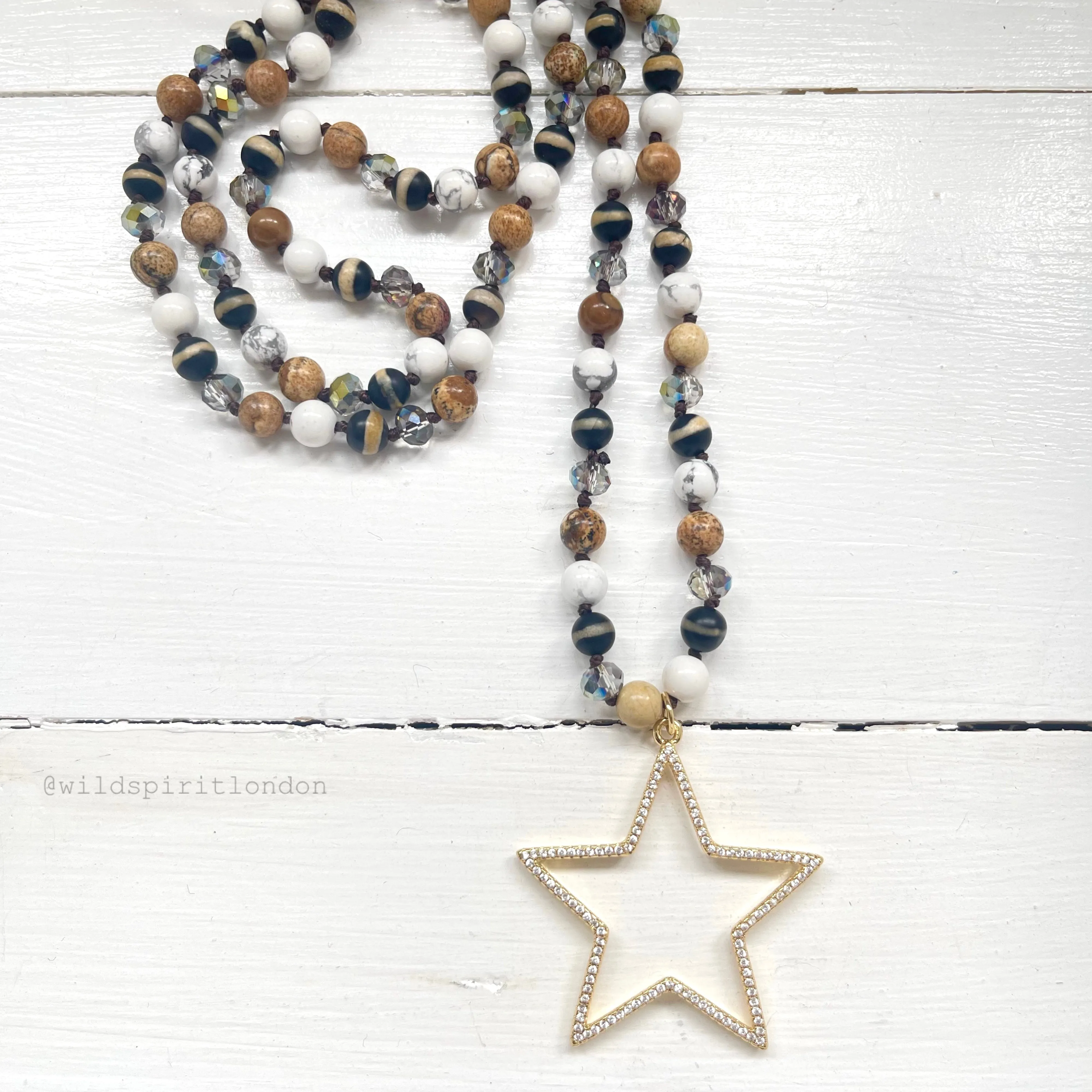 White Starstruck Necklace