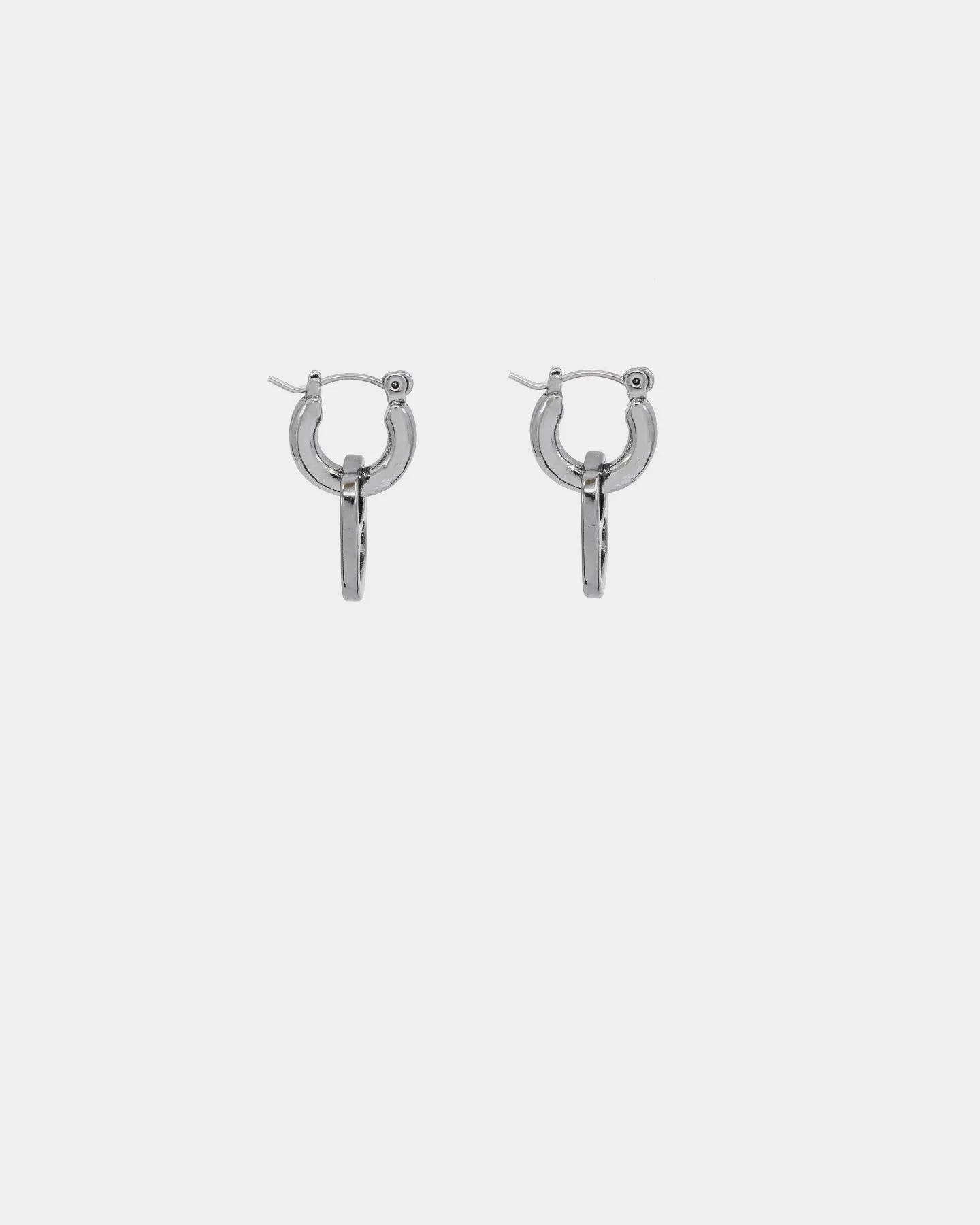 Wild for the Weekend Ring Pull Earrings Gunmetal