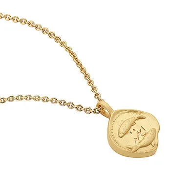 Zodiac Sign Necklace Pisces