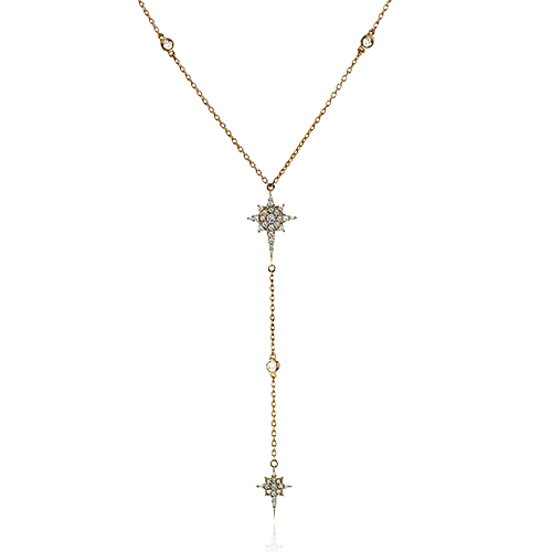 ZP1187 Necklace in 14k Gold with Diamonds