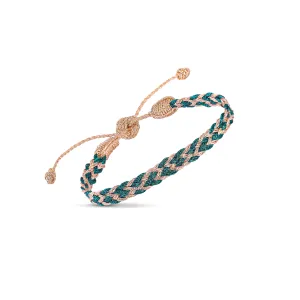 Zyn n°2 Bracelet in Peach Emerald